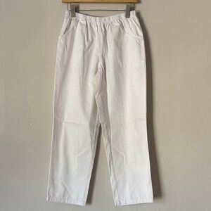 Blair White Cotton Comfort Pants